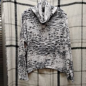 CLARA SUNWOO Monochrome Cowl Neck Sweater